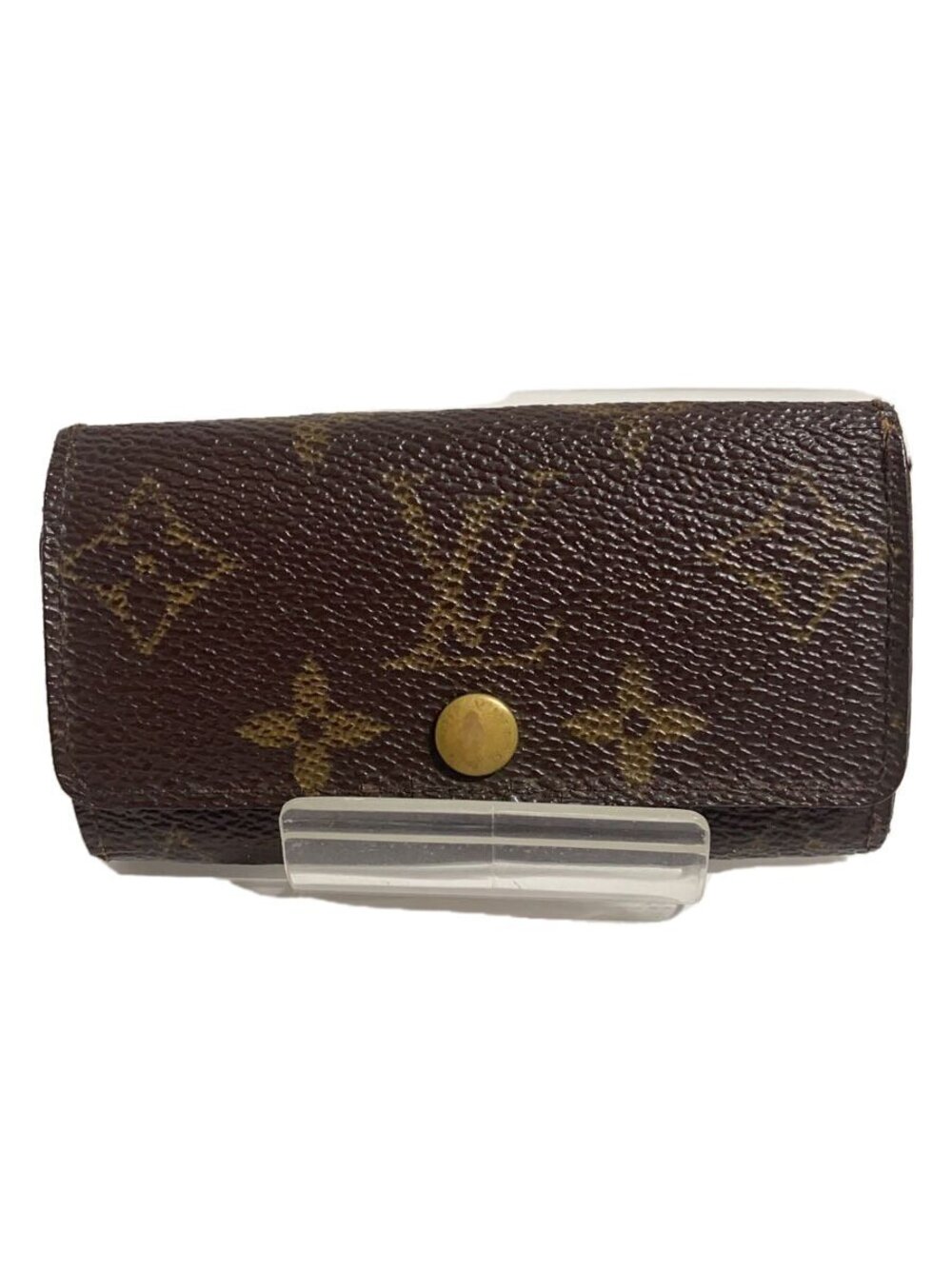 LOUIS VUITTON Key Case Wallet Brown All over